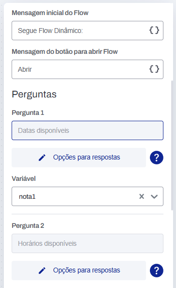 Imagem Flow com botões